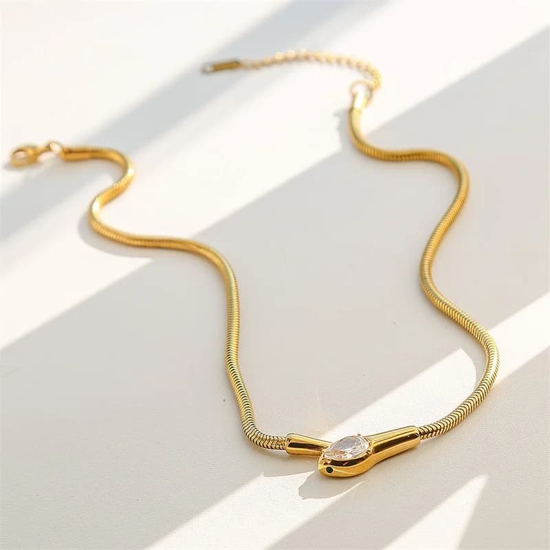 Layered Long Chain Necklace